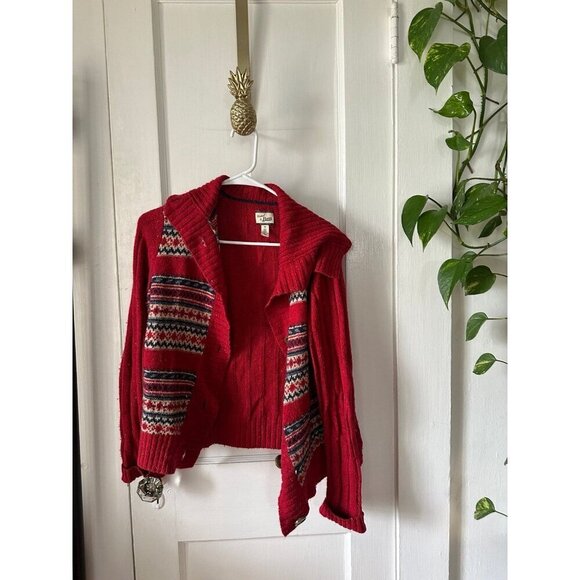 Knitted by Bass Women’s size medium red sweater - Picture 1 of 8